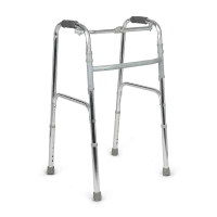 Ходунки одноуровневые Армед KR913L шагающие с повышенной грузоподъемностью до 120 кг