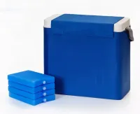 Термоконтейнер медицинский Мока ТМ-9 полезный объем 7,4л (хл/эл-ты в комплекте, ХЭ-03 (4шт))