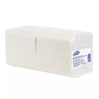 Салфетки бумажные Luscan 2-слойные 33x33 см белые (200 листов в пачке)
