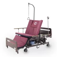 Кровать электрическая MED-MOS DB-11А ЛДСП венге с регулировкой высоты, туалетом и функцией переворота