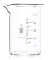 Стакан Н-1-100  низкий с носиком 100 мл стекло МиниМед