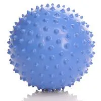 М-130 Мяч для занятий лечебной физкультурой (массажный, 30 см, голубой)