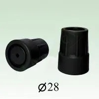 Наконечник (насадка) резиновый для тростей и костылей Аверсус 28мм