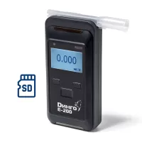 Алкотестер профессиональный Динго E-200 SD со слотом для SD карты