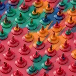 Аппликатор Ляпко Коврик большой игольчатый шаг игл 7,0 размер 275х480 мм 