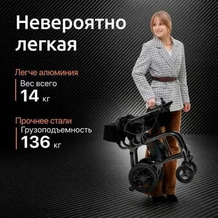 Кресло-коляска с электроприводом ORTONICA Pulse 660 ширина сиденья 40 см, литые колеса