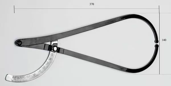 МЖ- 9/45 Тазомер акушерский металлический ТА-М-МИЗ