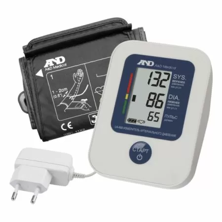 Тонометр автоматический на плечо AND UA-888 с манжетой 22-32 см и адаптером