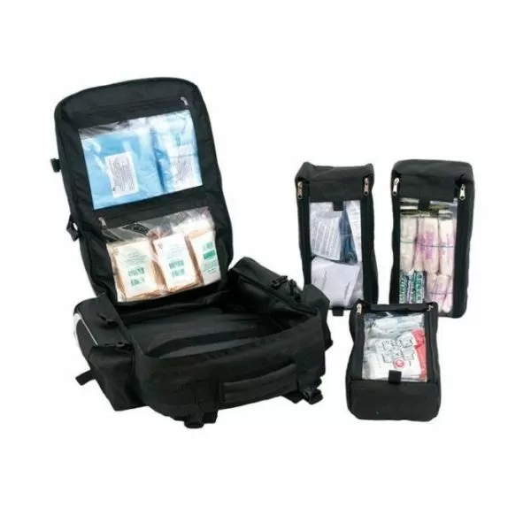 Укладка для оказания первой помощи для оснащения пожарных автомобилей по приказу 209н МЕДПЛАНТ в рюкзаке универсальном РМУ-02, артикул 1683