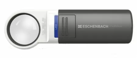 Лупа ручная асферическая Eschenbach с подсветкой mobilux LED диаметр 35 мм, 10.0x (38.0 дптр)