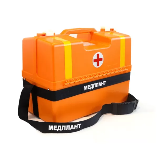 Набор травматологический для оказания скорой медицинской помощи МЕДПЛАНТ НИТсп-01 в футляре-саквояже УМСП-01-Пм/2, артикул 1196
