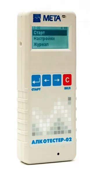 Алкотестер Мета Алкотестер-02. Электрохимический