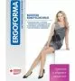 Колготки компрессионные Ergoforma 121 2 класс компрессии полупрозрачные черные 