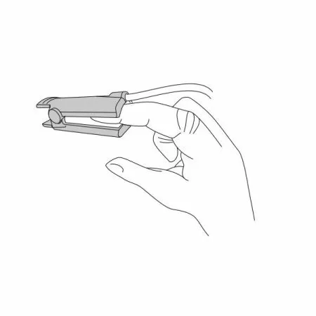 Пульсоксиметр портативный МЕДПЛАНТ Окситест-1 с сетевым адаптером и взрослым датчиком, артикул 916