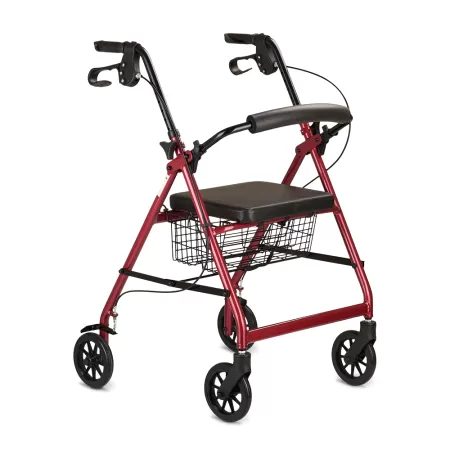 Ходунки-роллаторы Армед KR966LH с сиденьем, корзиной и повышенной грузоподъемностью до 120 кг
