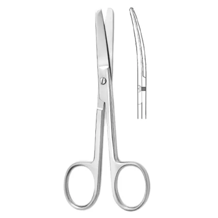 Ножницы тупоконечные вертикально-изогнутые Hilbro