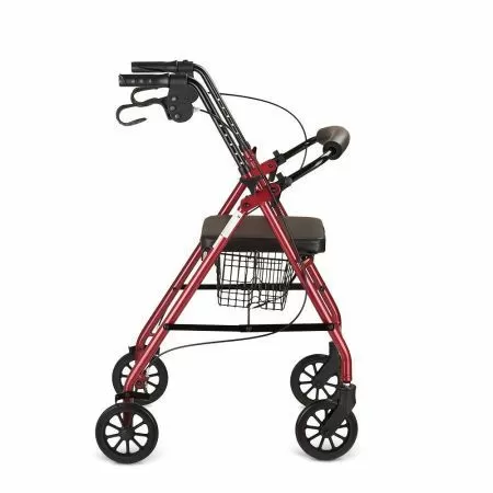 Ходунки-роллаторы Армед KR966LH с сиденьем, корзиной и повышенной грузоподъемностью до 120 кг