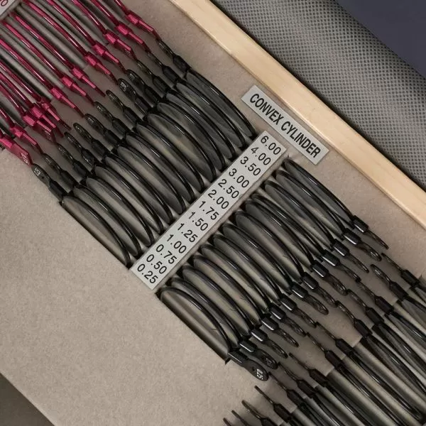 Набор на 158 пробных очковых линз Армед в металлической обойме с оправой с поверкой 