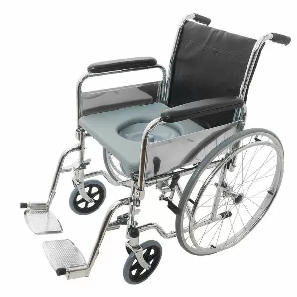 Кресло-коляска Barry W5 с санитарным оснащением, ширина сиденья 45 см