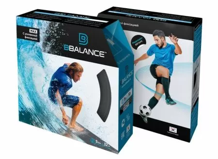 Кинезио-тейп BBalance BBTape Max с усиленным клеем 5см*32м голубой