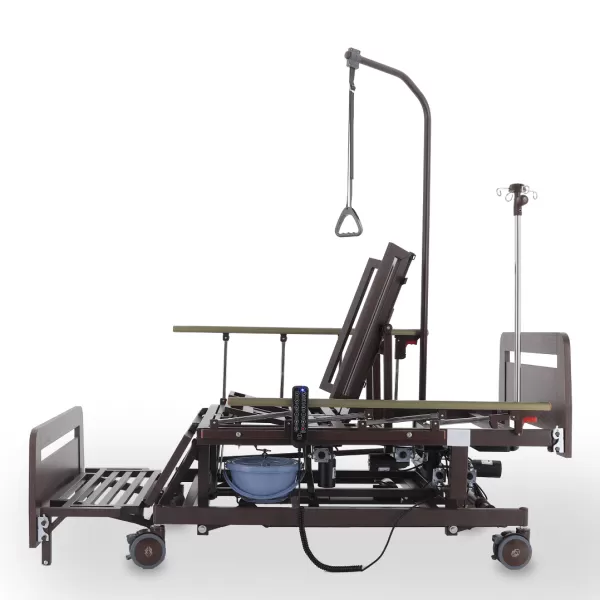Кровать электрическая MED-MOS DB-11А ЛДСП венге с регулировкой высоты, туалетом и функцией переворота