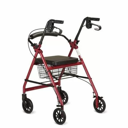 Ходунки-роллаторы Армед KR966LH с сиденьем, корзиной и повышенной грузоподъемностью до 120 кг
