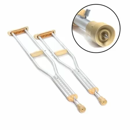 Костыли подмышечные алюминий "Ortonica" с УПС (пара)