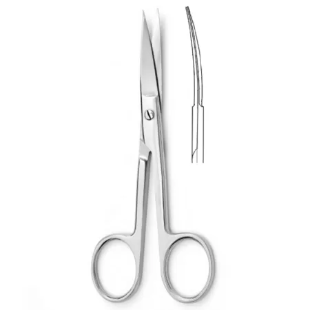 Ножницы остроконечные вертикально-изогнутые Hilbro