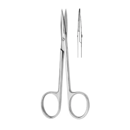 Ножницы глазные остроконечные прямые 113 мм Hilbro 10.0152.11