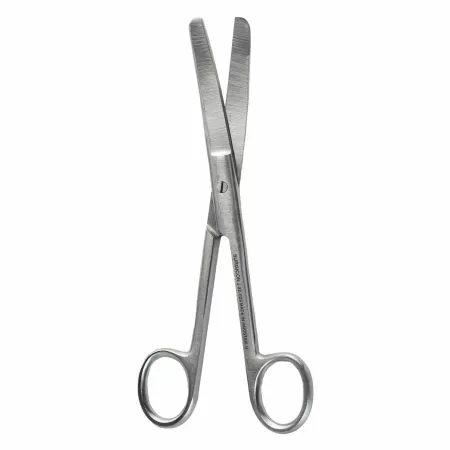 Ножницы тупоконечные, вертикально-изогнутые, 165 мм, Surgicon н-4 J-22-029