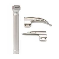 Ларингоскоп лампочный для экстренной медицины Медплант ЛЭМ-02/Л неонатальный, 2 клинка, артикул 823