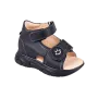 Сандалии ортопедические детские TWIKI TW-141-1 кожаные с открытым носом цвет черный